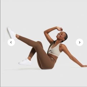 Whitney Simmons high rise leggings dandelion brown